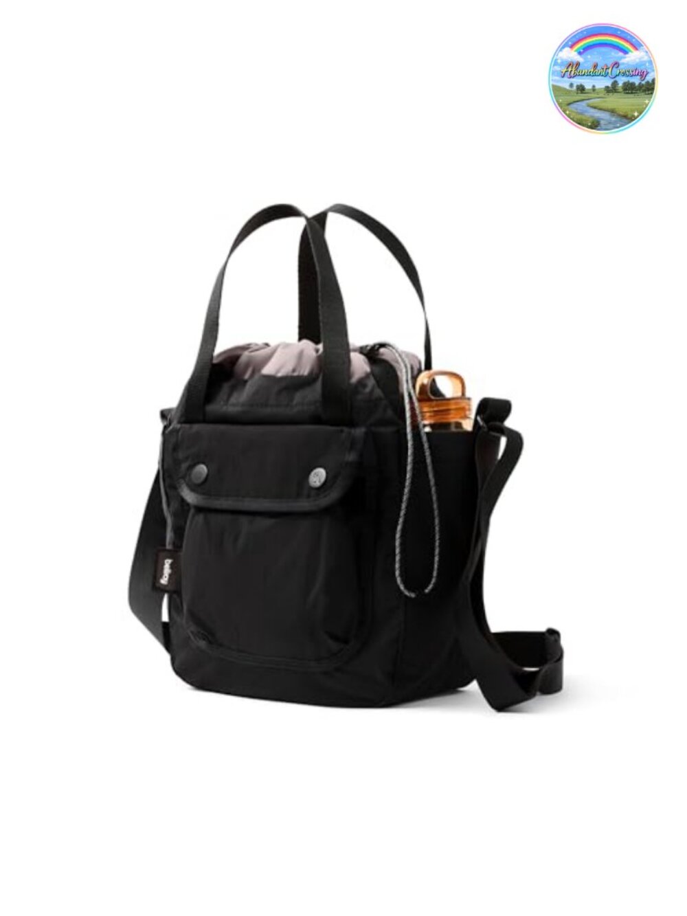 Cinch Bucket Bag 9L Lightweight Crossbody Nylon Bag with Adjustable Strap